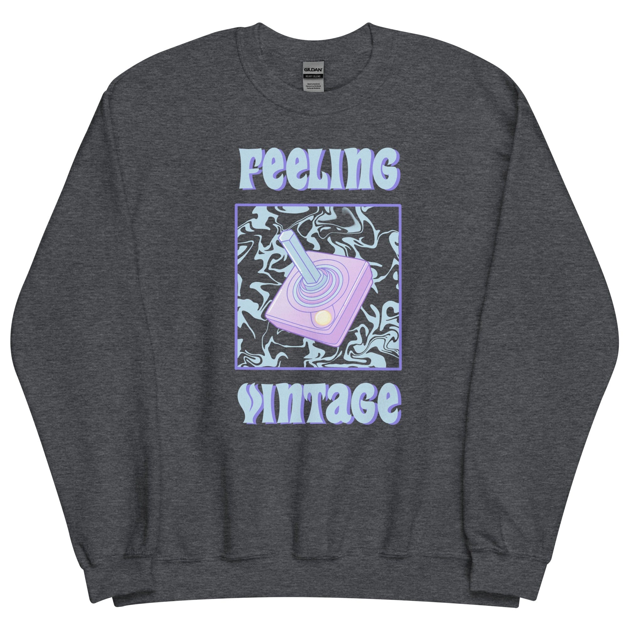 Feeling Vintage | Unisex Sweatshirt | Retro Gaming Threads & Thistles Inventory Dark Heather S