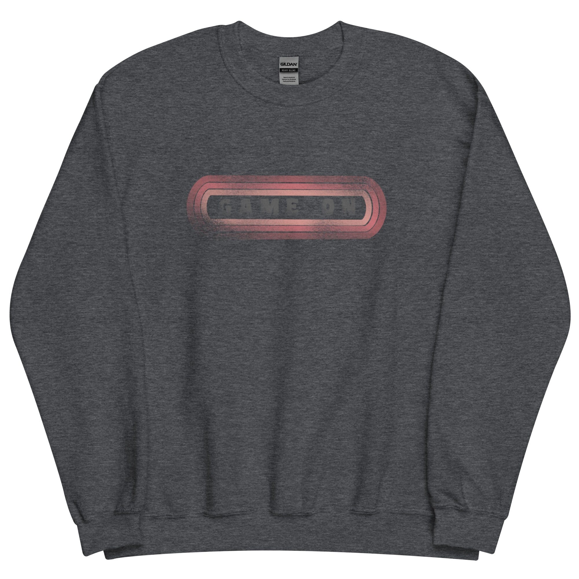 Game On | Unisex Sweatshirt | Retro Gaming Threads & Thistles Inventory Dark Heather S