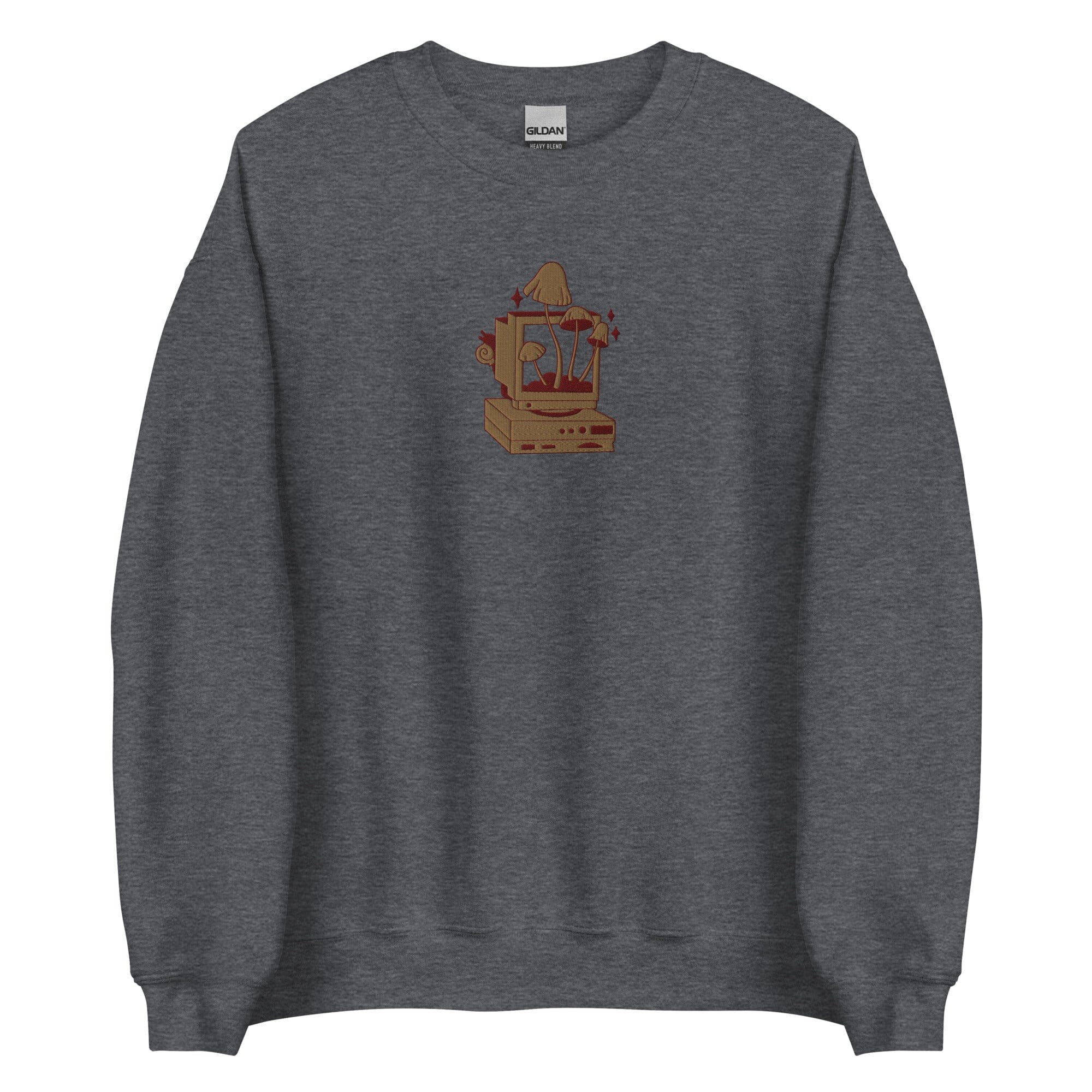 Cozy PC Gaming | Embroidered Unisex Sweatshirt | Cozy Gamer Threads & Thistles Inventory Dark Heather S