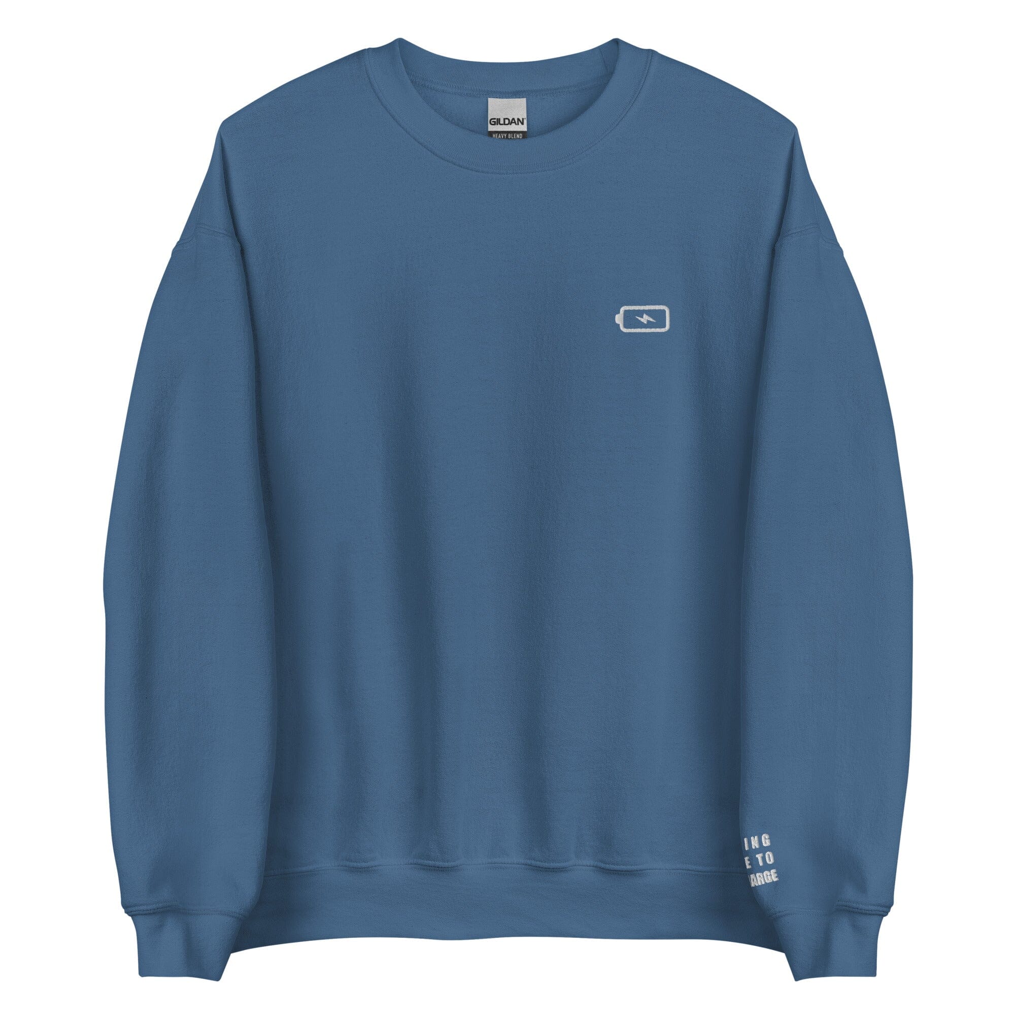Taking Time to Recharge | Unisex Sweatshirt | Gamer Affirmations Threads & Thistles Inventory Indigo Blue S