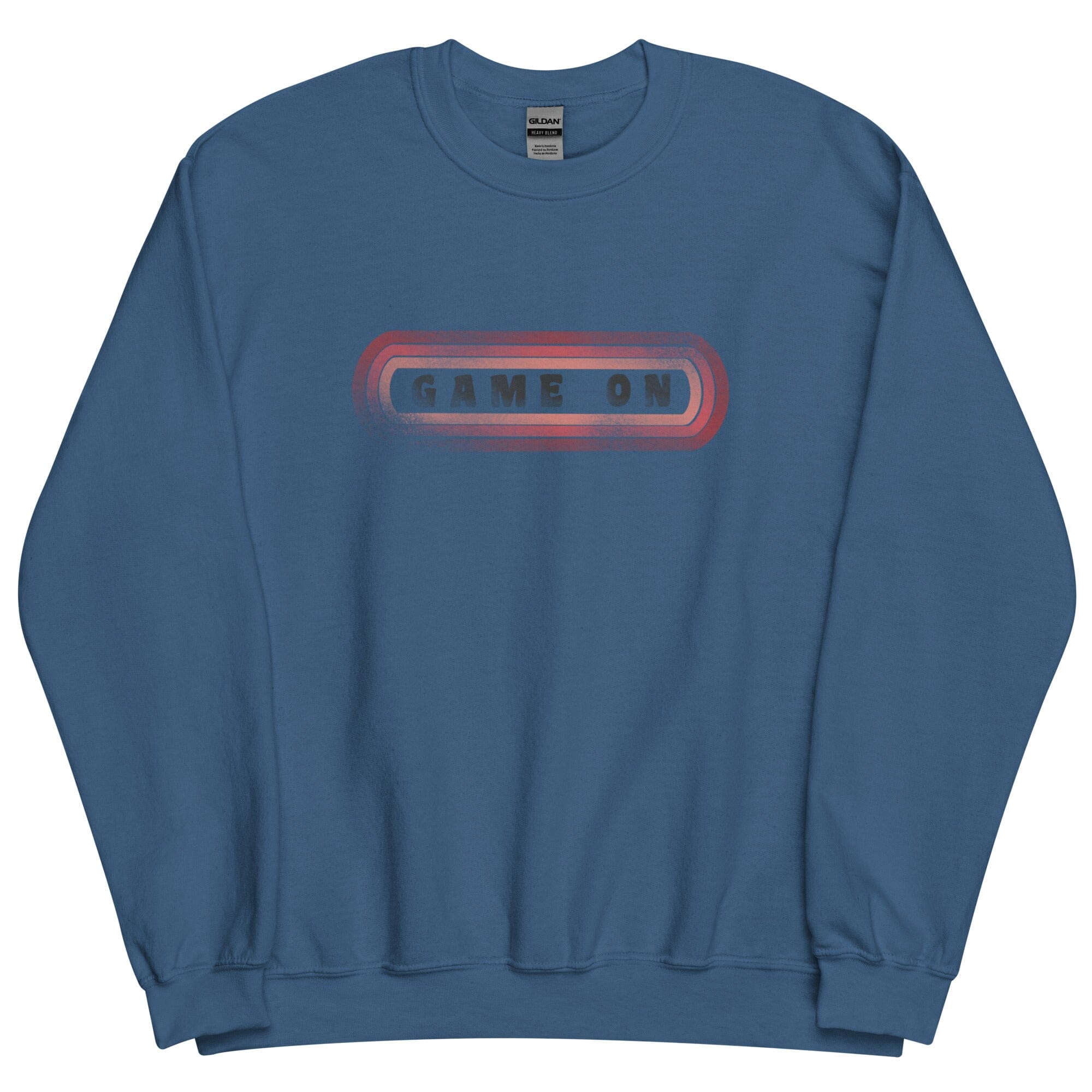 Game On | Unisex Sweatshirt | Retro Gaming Threads & Thistles Inventory Indigo Blue S