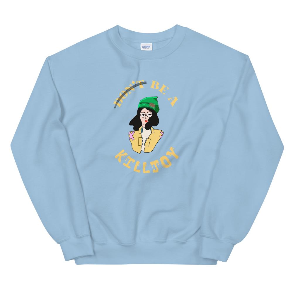 Killjoy | Unisex Sweatshirt | Valorant Threads and Thistles Inventory Light Blue S