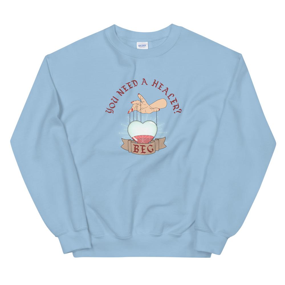 Beg | Unisex Sweatshirt | FPS/TPS Threads and Thistles Inventory Light Blue S