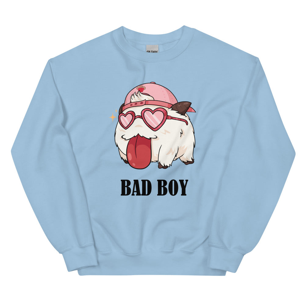 Bad Boy | Unisex Sweatshirt | League of Legends Threads and Thistles Inventory Light Blue S
