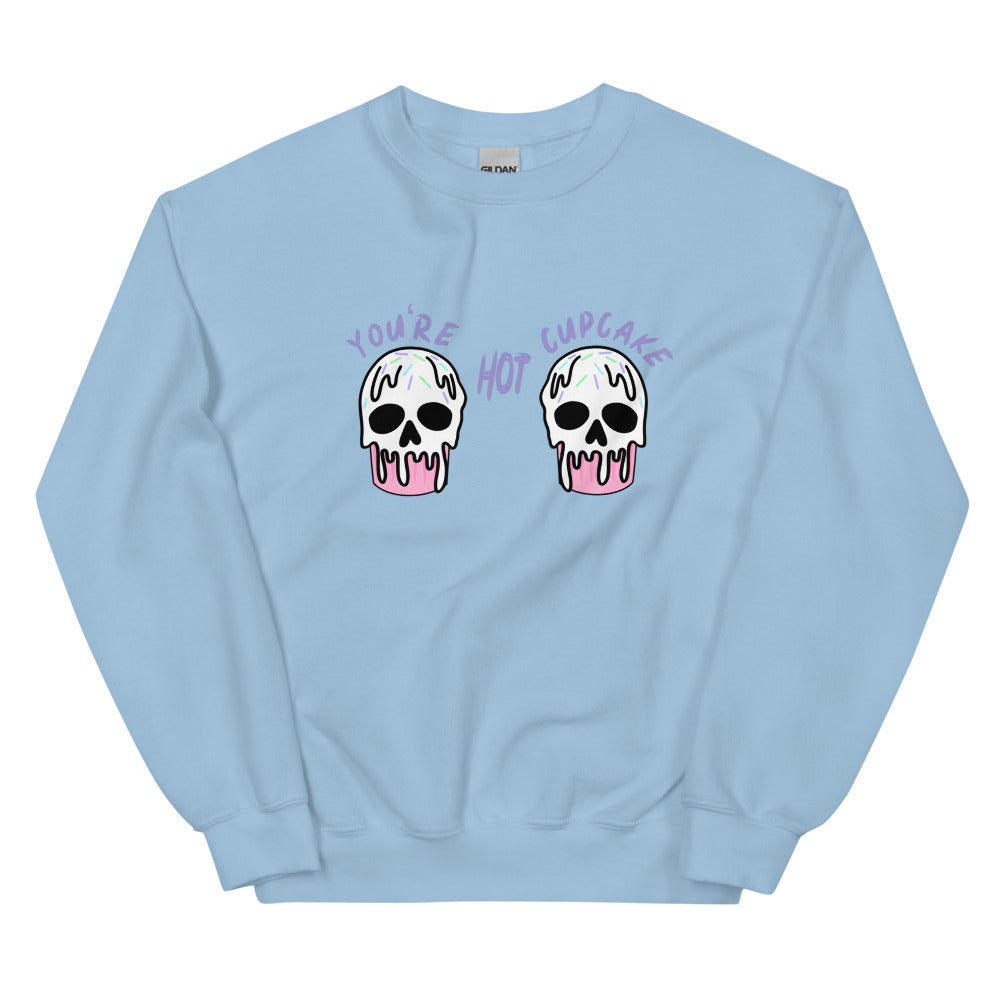 You're Hot Cupcake | Unisex Sweatshirt | League of Legends Threads and Thistles Inventory Light Blue S