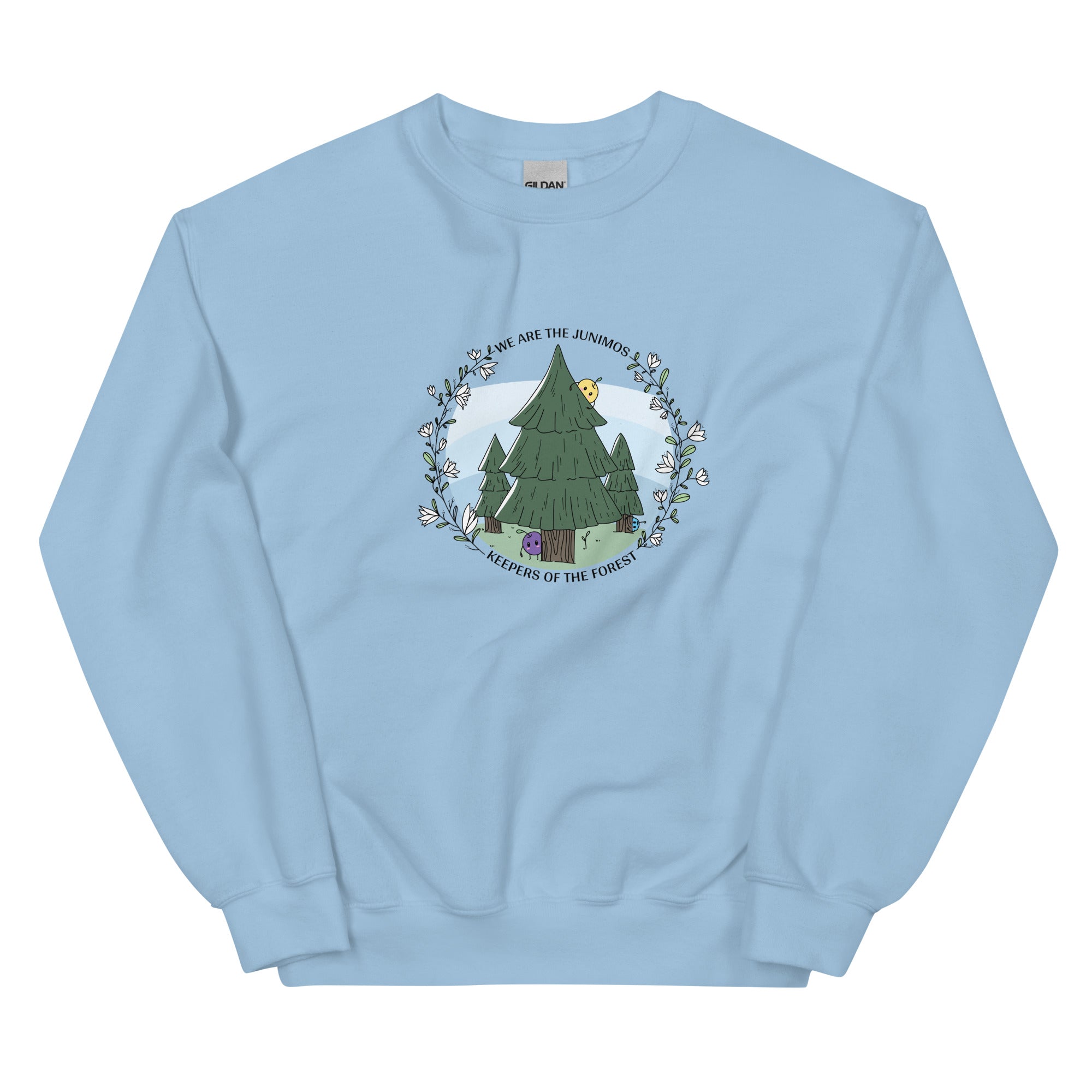 Junimo | Unisex Sweatshirt | Stardew Valley Threads and Thistles Inventory Light Blue S 