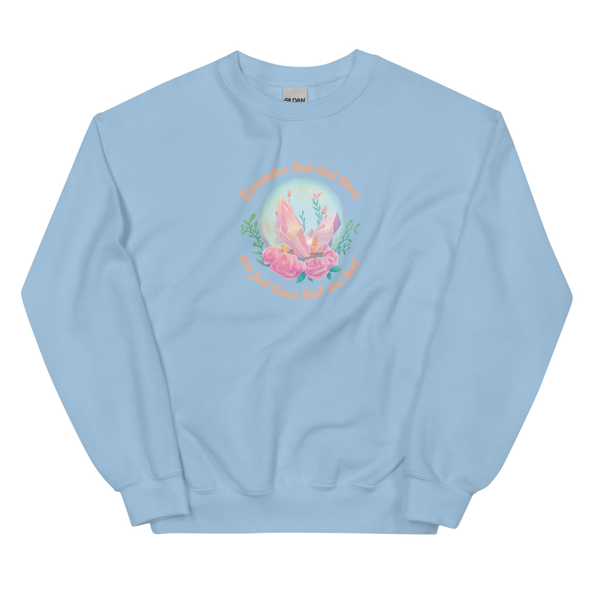 Remember | Unisex Sweatshirt | Animal Crossing Threads and Thistles Inventory Light Blue S