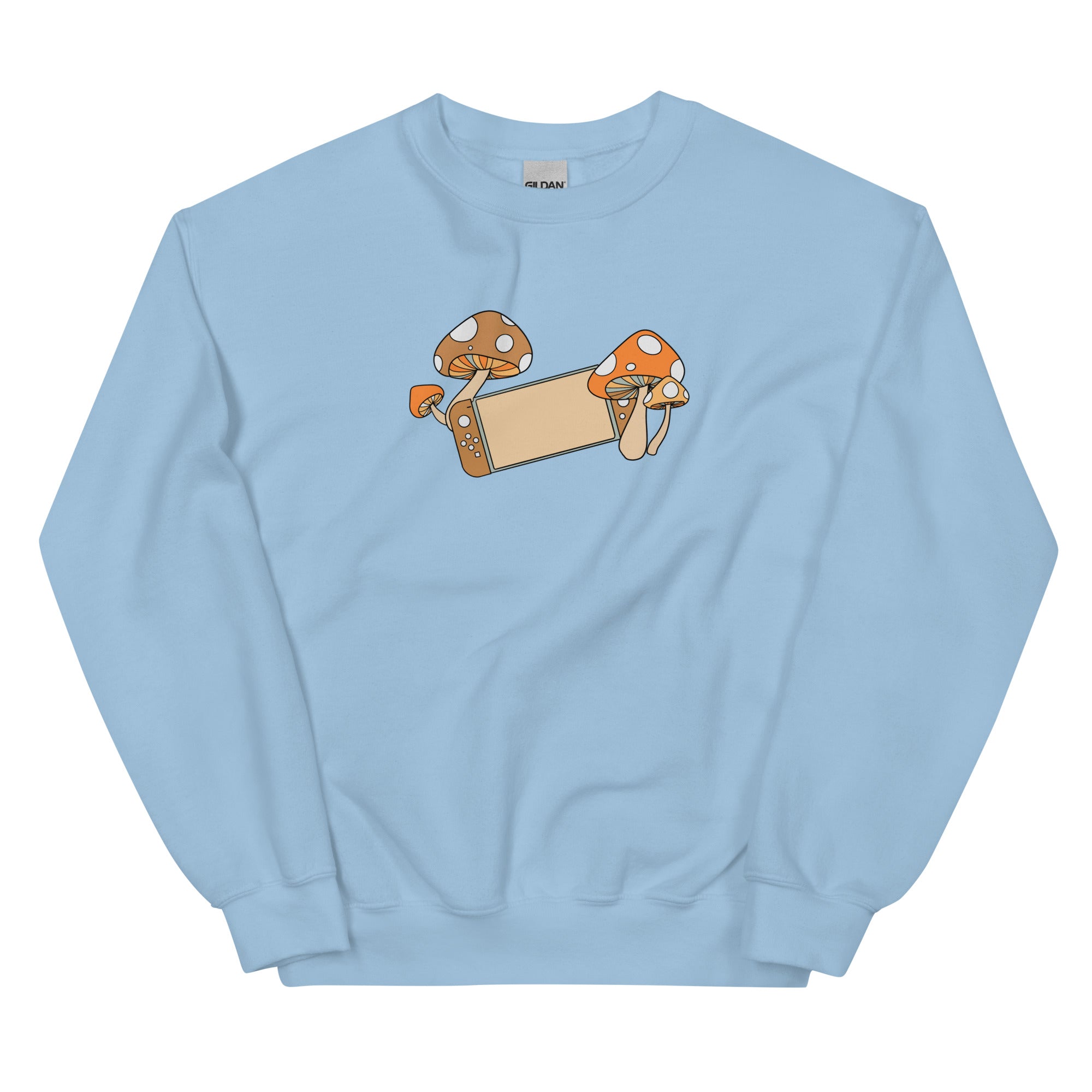 Fall Switch | Unisex Sweatshirt | Fall Cozy Gamer Threads & Thistles Inventory Light Blue S