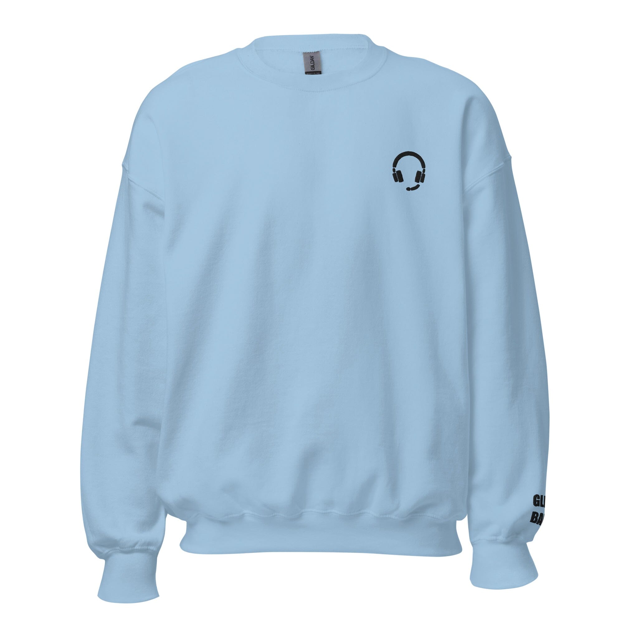 GLHF, Babe | Embroidered Unisex Sweatshirt | Gamer Affirmations Threads & Thistles Inventory Light Blue S