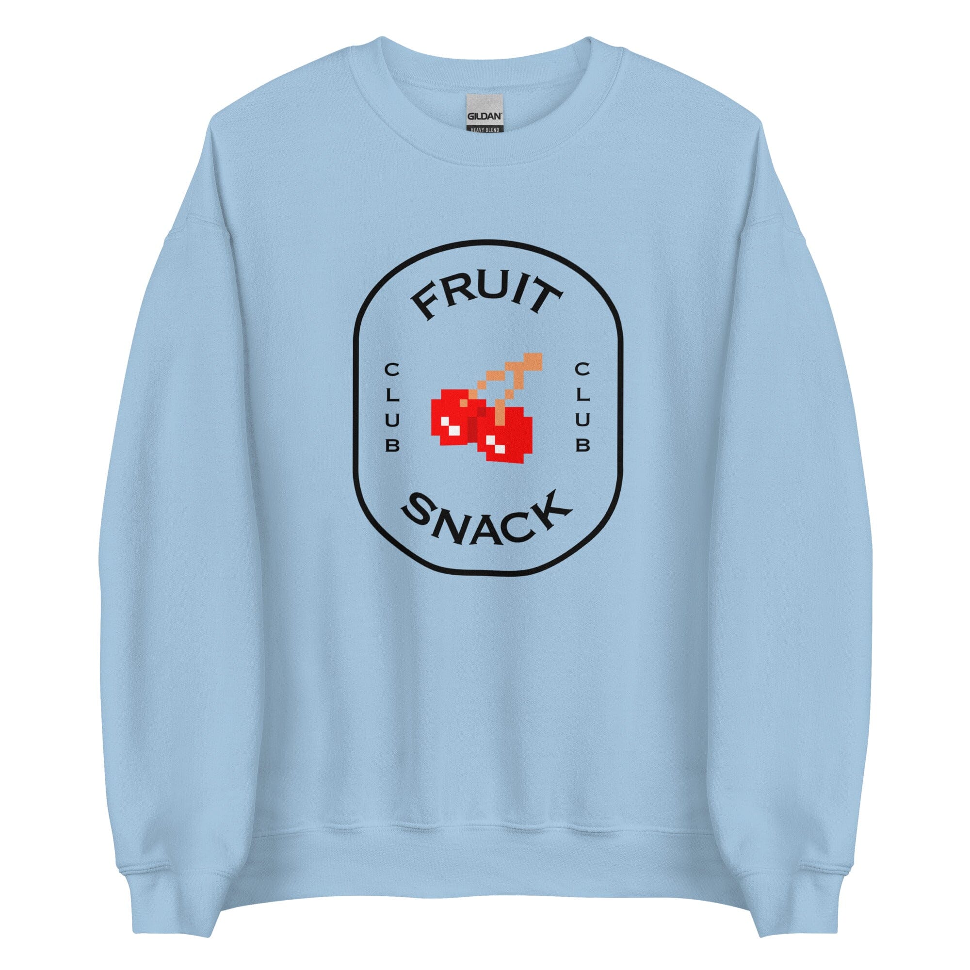 Fruit Snack Club | Unisex Sweatshirt | Retro Gaming Threads & Thistles Inventory Light Blue S