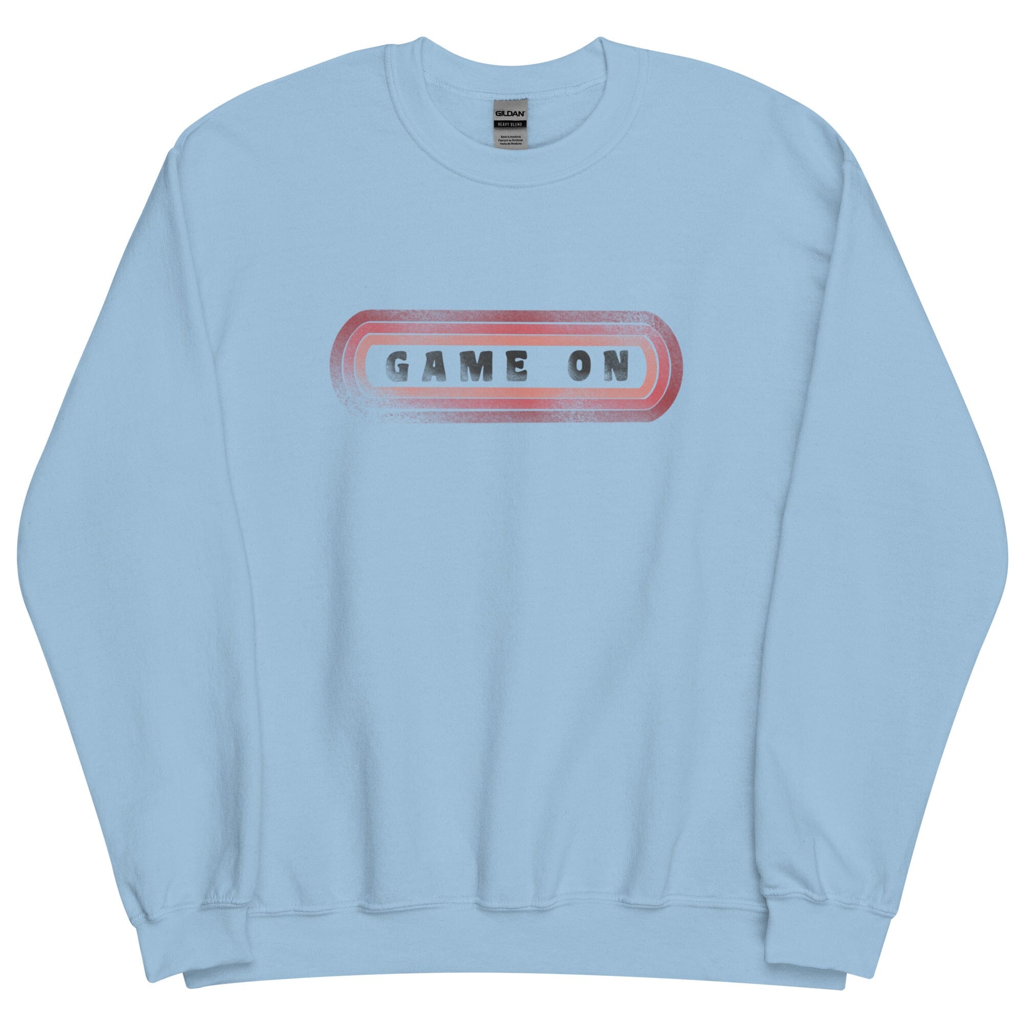Game On | Unisex Sweatshirt | Retro Gaming Threads & Thistles Inventory Light Blue S