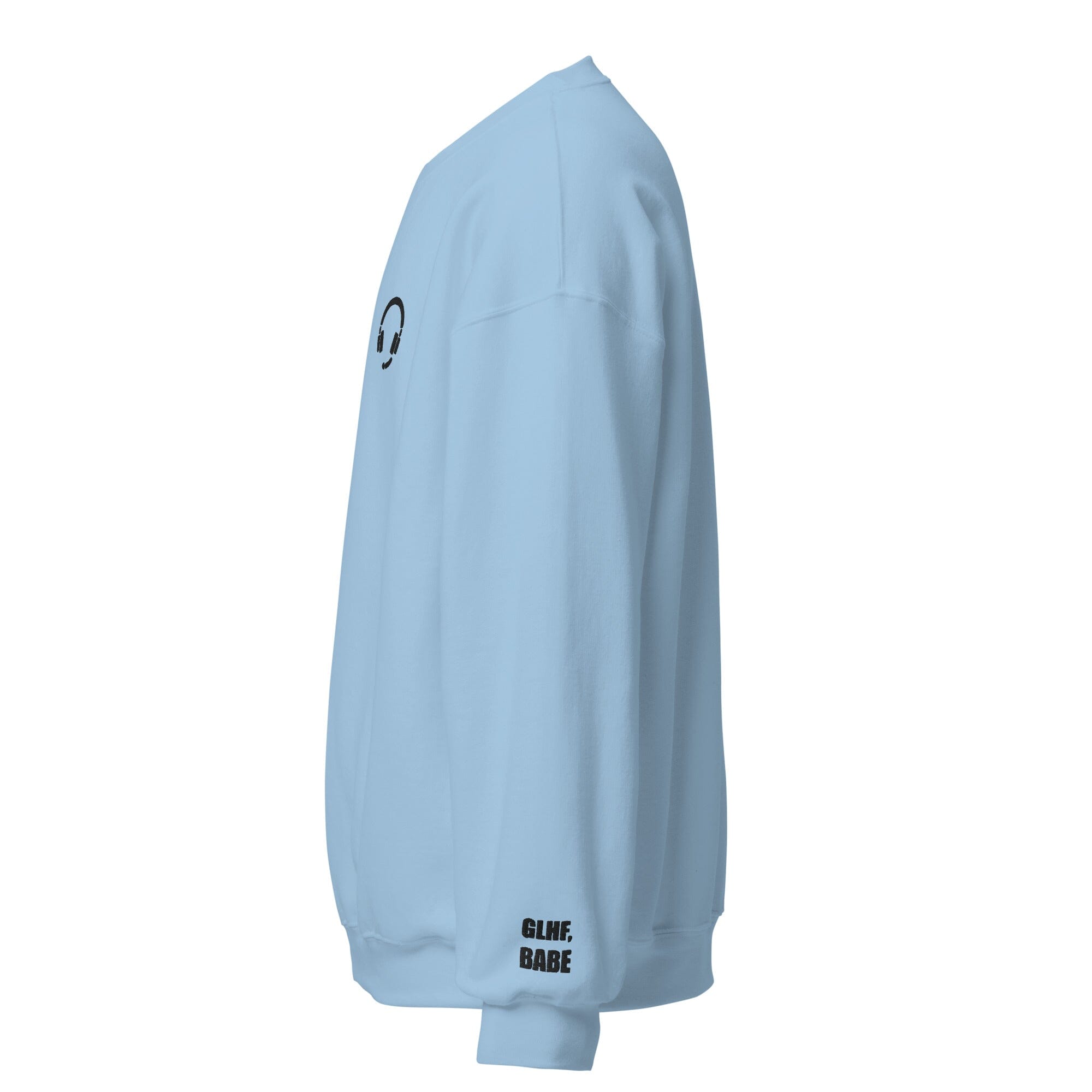 GLHF, Babe | Embroidered Unisex Sweatshirt | Gamer Affirmations Threads & Thistles Inventory