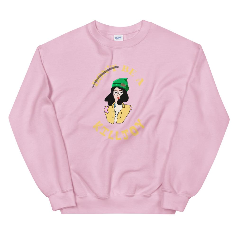 Killjoy | Unisex Sweatshirt | Valorant Threads and Thistles Inventory Light Pink S