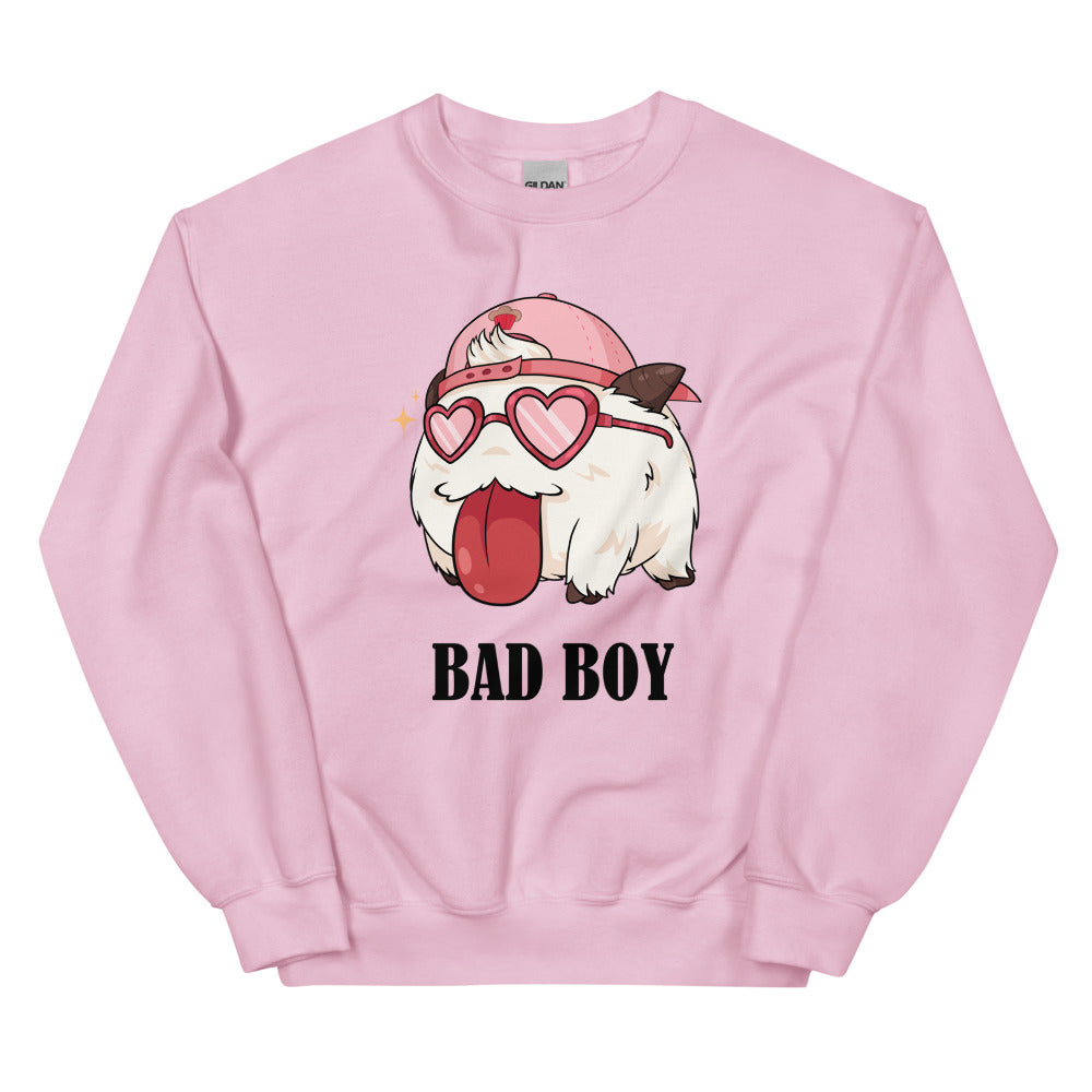 Bad Boy | Unisex Sweatshirt | League of Legends Threads and Thistles Inventory Light Pink S