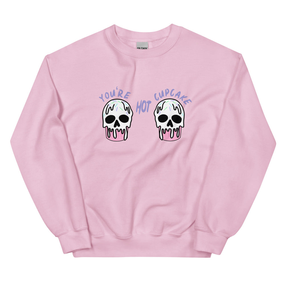 You're Hot Cupcake | Unisex Sweatshirt | League of Legends Threads and Thistles Inventory Light Pink S