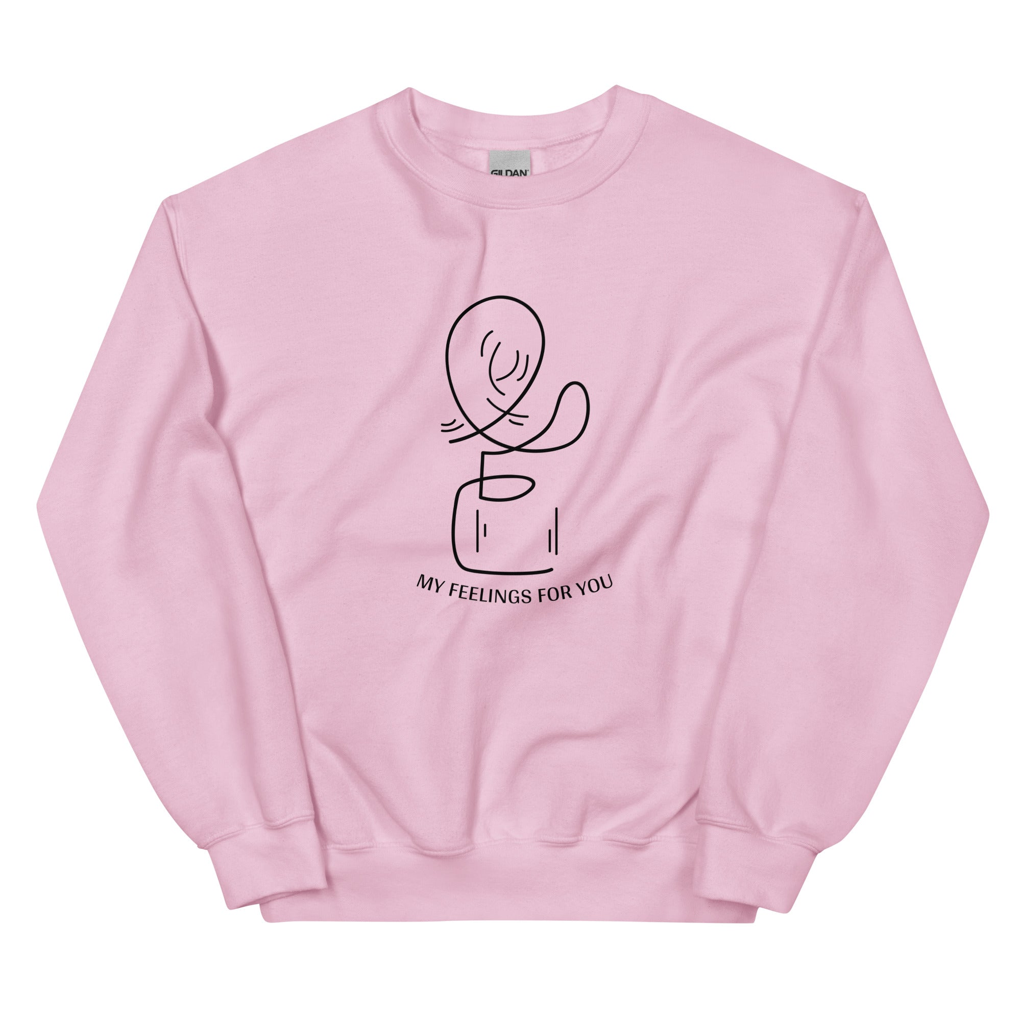 Leah's Feelings | Unisex Sweatshirt | Stardew Valley Threads and Thistles Inventory Light Pink S