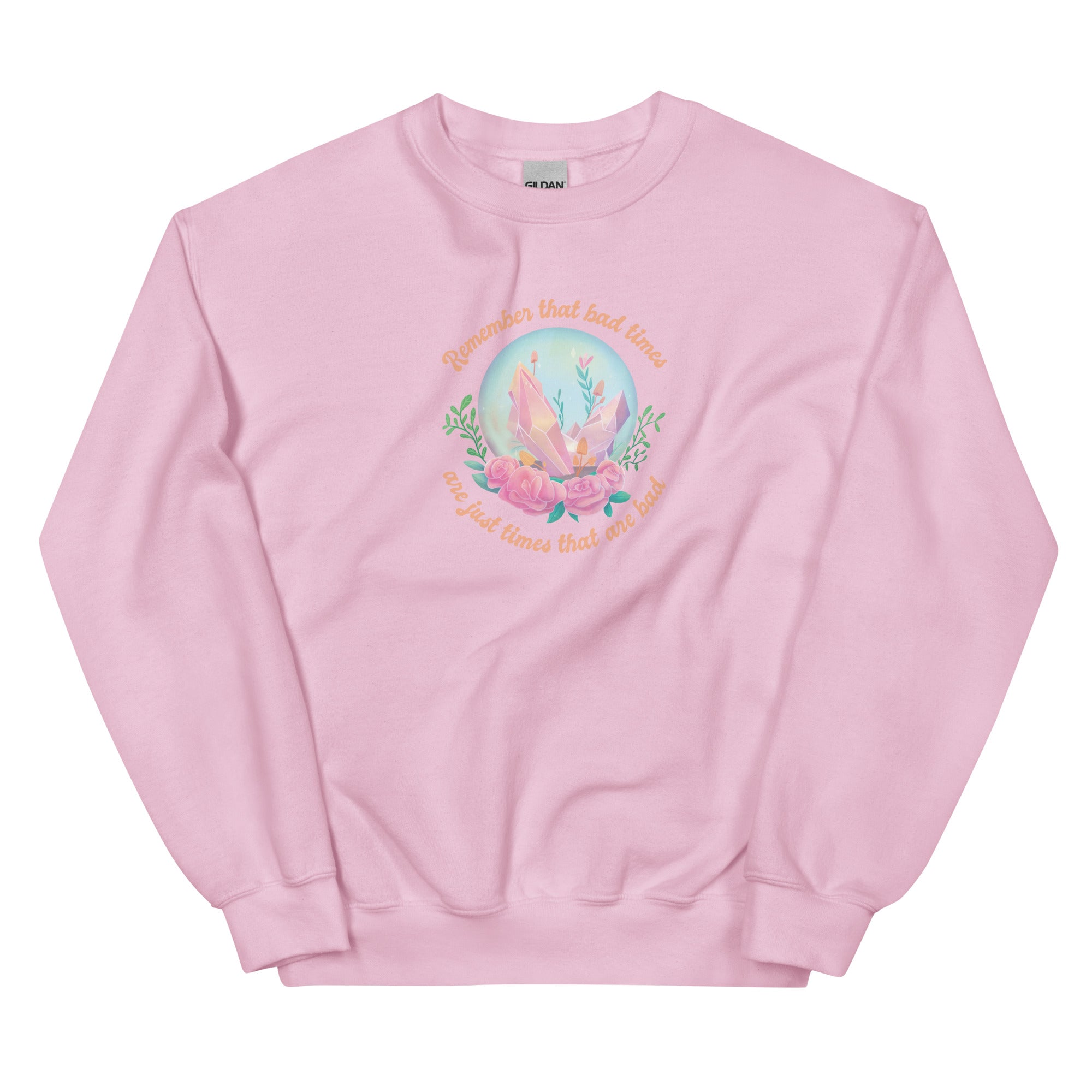 Remember | Unisex Sweatshirt | Animal Crossing Threads and Thistles Inventory Light Pink S