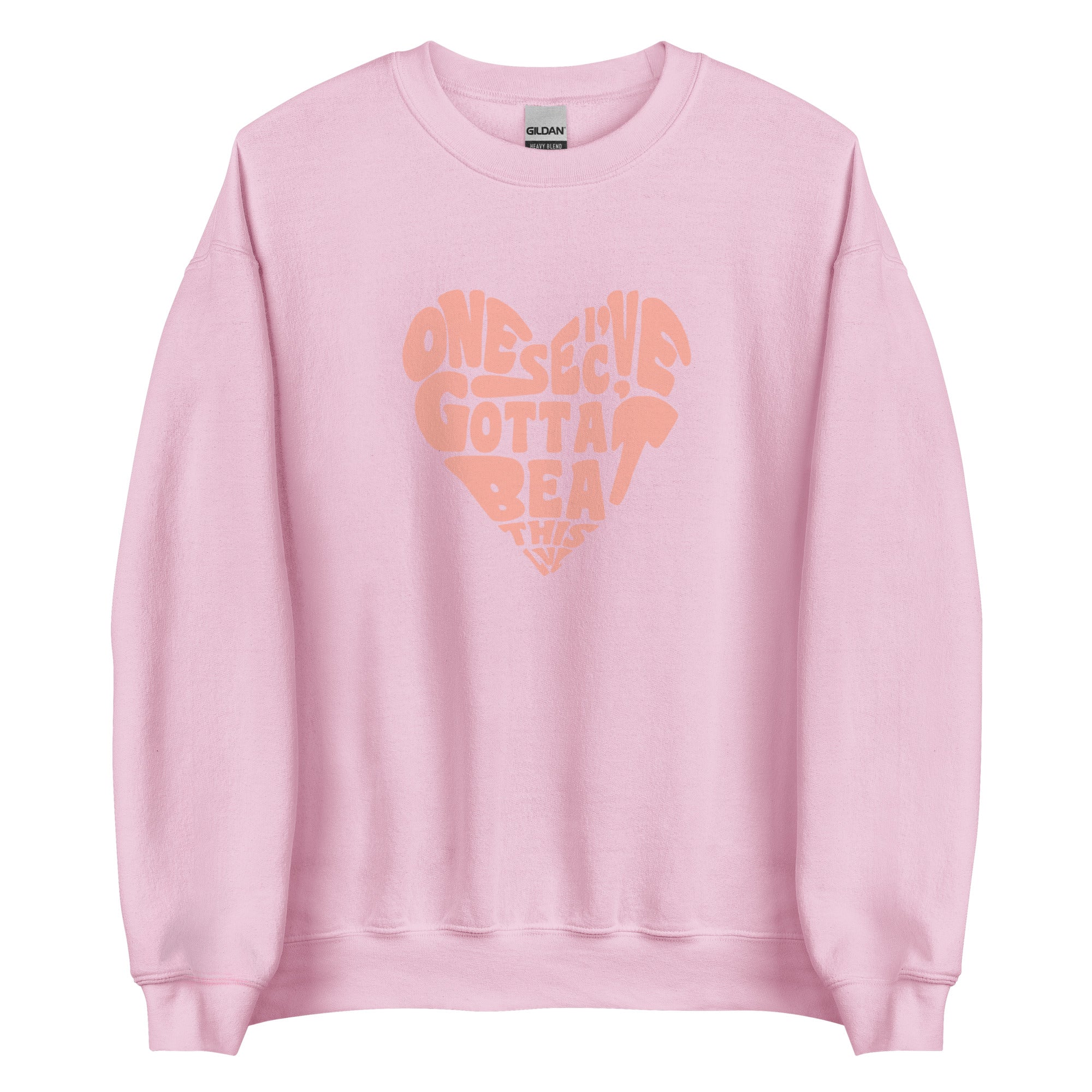 Beat This Level | Unisex Sweatshirt Threads and Thistles Inventory Light Pink S