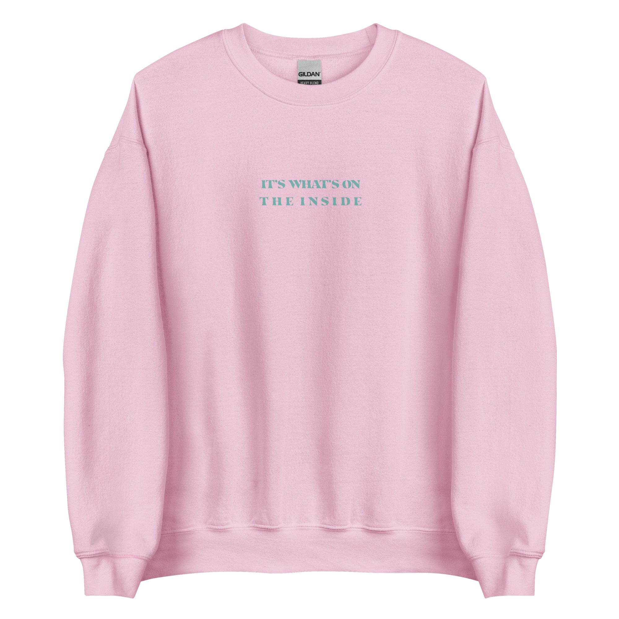 On The Inside | Unisex Sweatshirt Sweatshirt Threads and Thistles Inventory Light Pink S