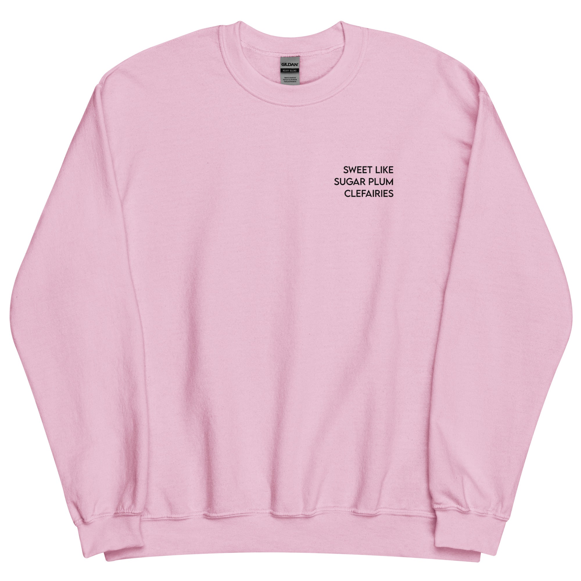 Sugarplum Clefairies | Christmas Pokemon Unisex Sweatshirt Threads & Thistles Inventory Light Pink S