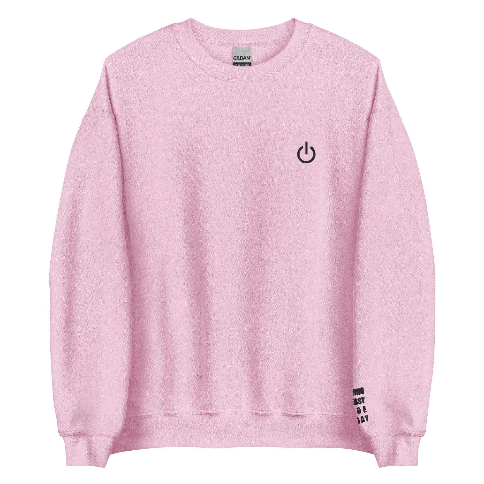 Playing on Easy Mode Today | Unisex Sweatshirt | Gamer Affirmations Threads & Thistles Inventory Light Pink S