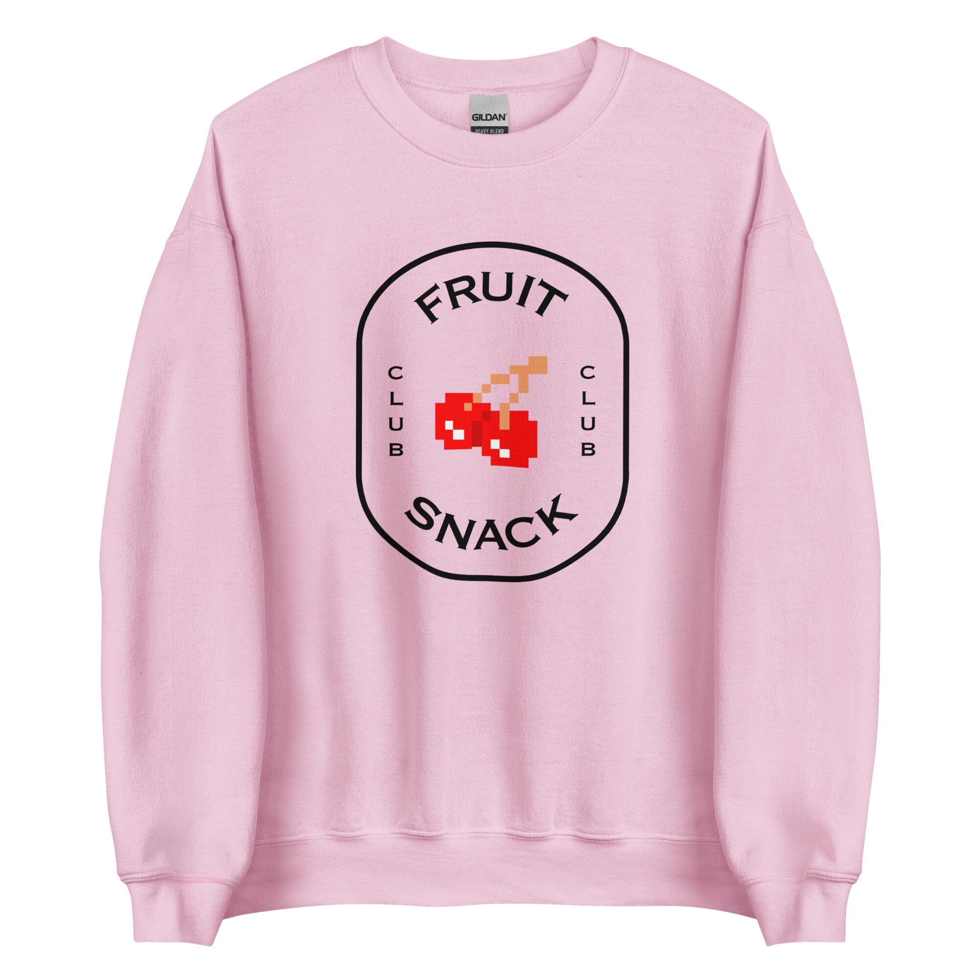 Fruit Snack Club | Unisex Sweatshirt | Retro Gaming Threads & Thistles Inventory Light Pink S