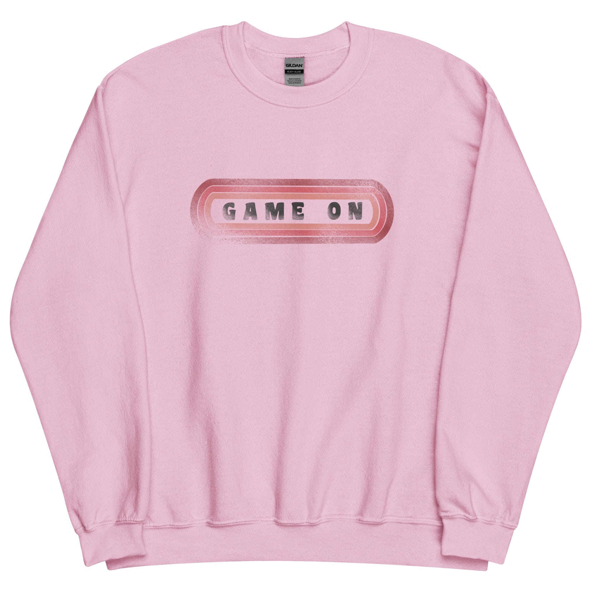 Game On | Unisex Sweatshirt | Retro Gaming Threads & Thistles Inventory Light Pink S