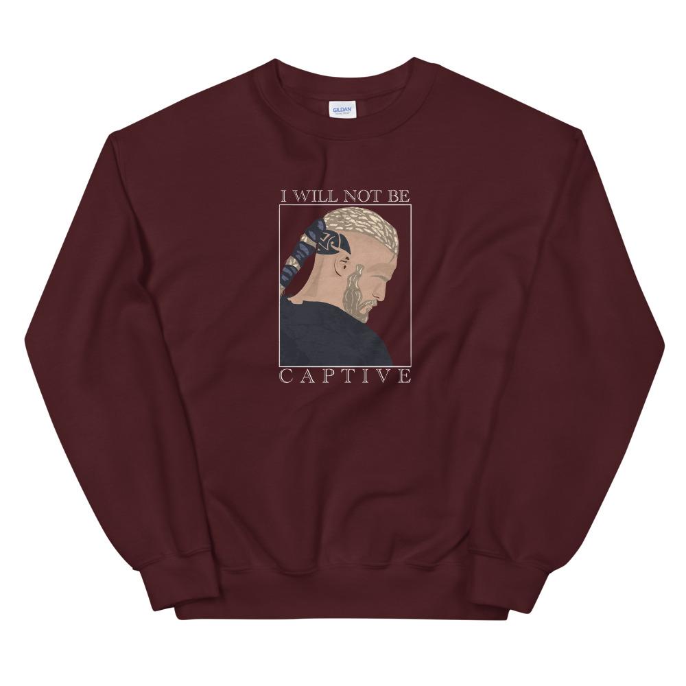 Captive | Unisex Sweatshirt | Assassin's Creed Threads and Thistles Inventory Maroon S 