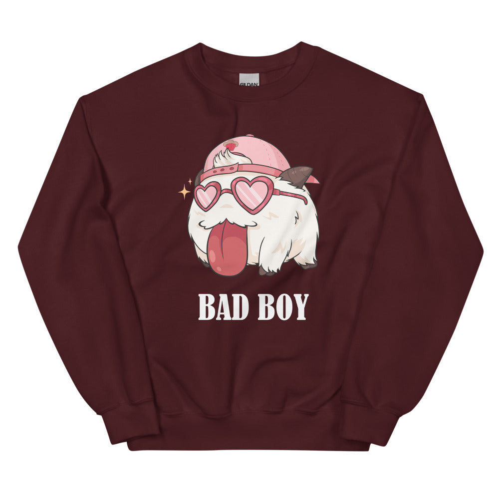 Bad Boy | Unisex Sweatshirt | League of Legends Threads and Thistles Inventory Maroon S