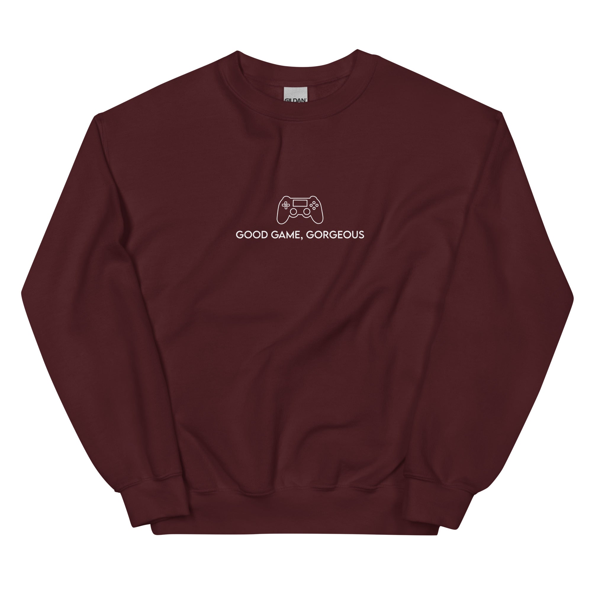 Good Game, Gorgeous | Unisex Sweatshirt Threads and Thistles Inventory Maroon S