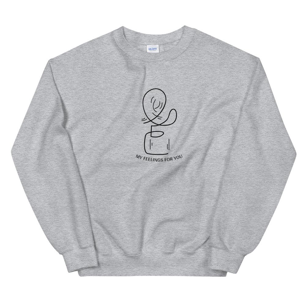 Leah's Feelings | Unisex Sweatshirt | Stardew Valley Threads and Thistles Inventory Sport Grey S