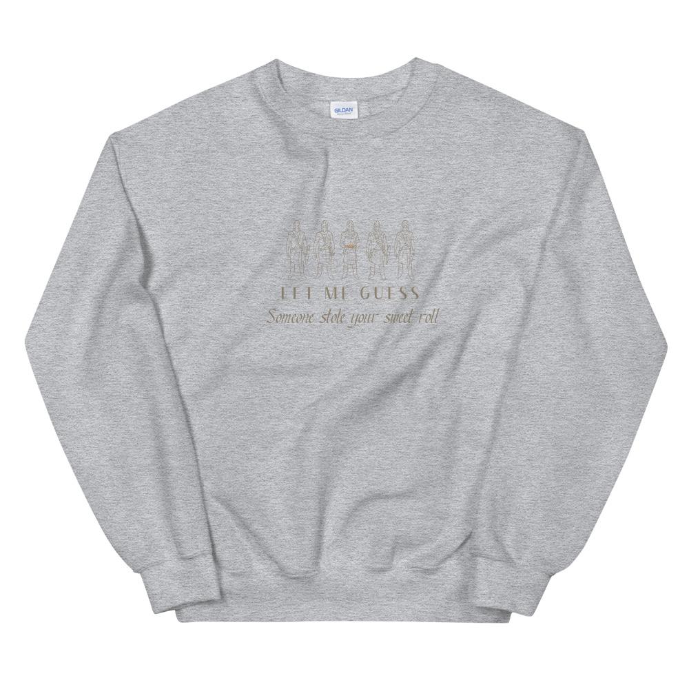 Sweet Roll | Unisex Sweatshirt | Skyrim Threads and Thistles Inventory Sport Grey S