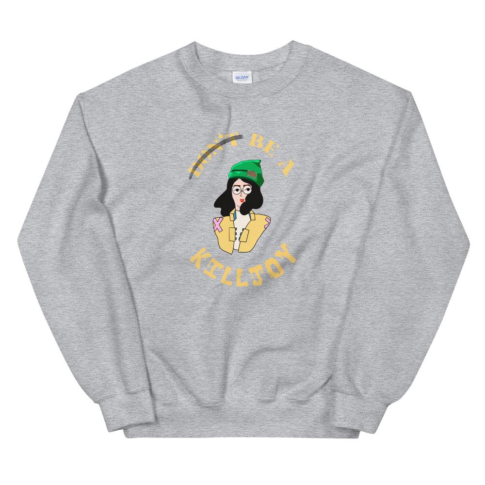 Killjoy | Unisex Sweatshirt | Valorant Threads and Thistles Inventory Sport Grey S