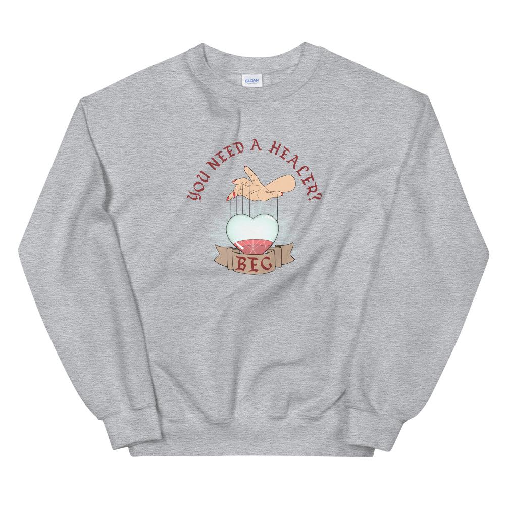 Beg | Unisex Sweatshirt | FPS/TPS Threads and Thistles Inventory Sport Grey S