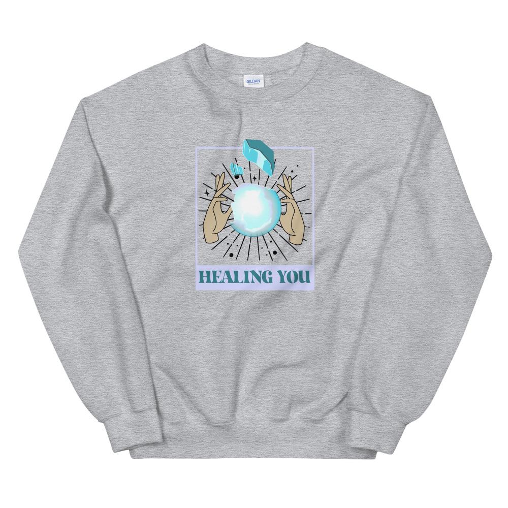 Healing You | Unisex Sweatshirt | Valorant Threads and Thistles Inventory Sport Grey S