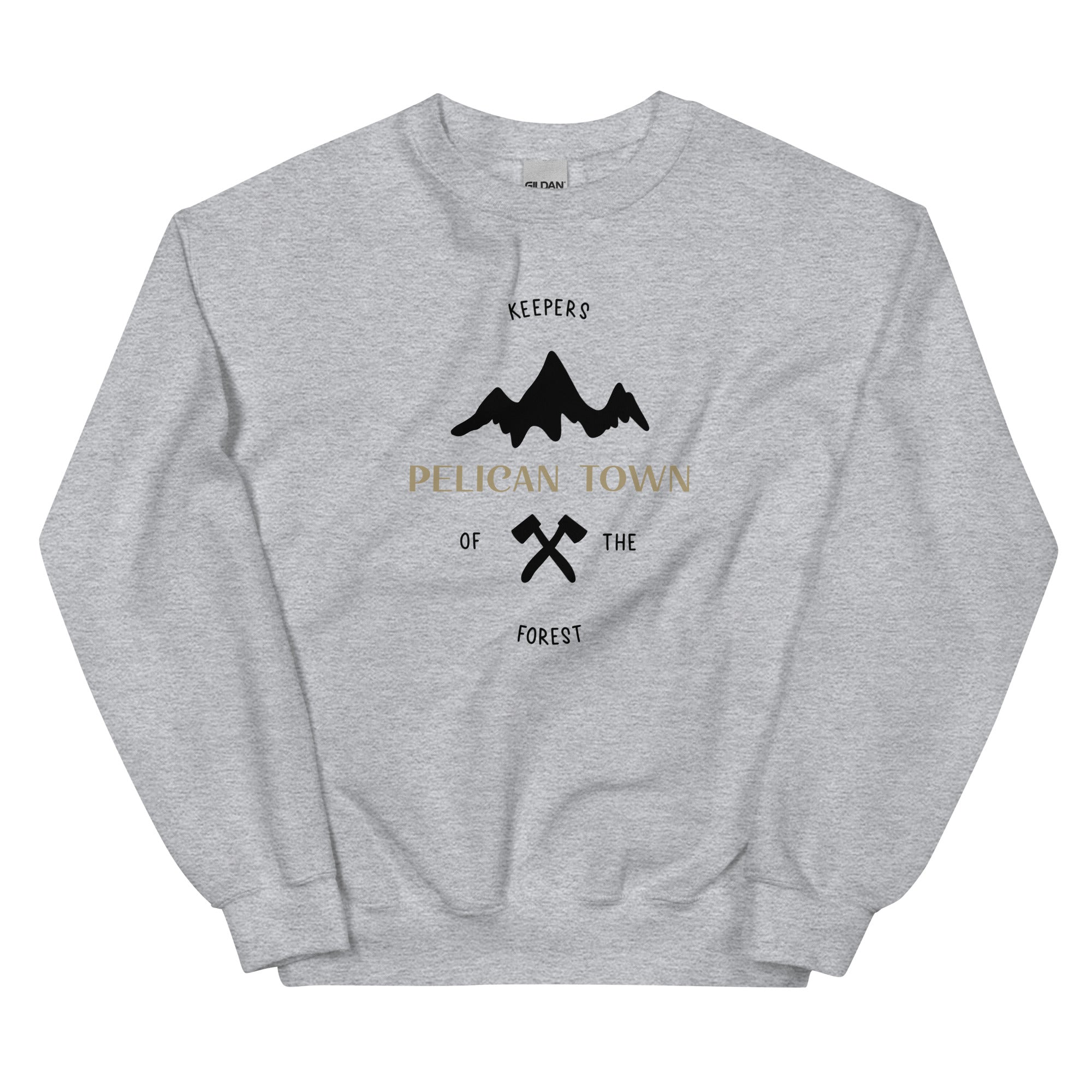 Pelican Town | Unisex Sweatshirt | Stardew Valley Threads and Thistles Inventory Sport Grey S