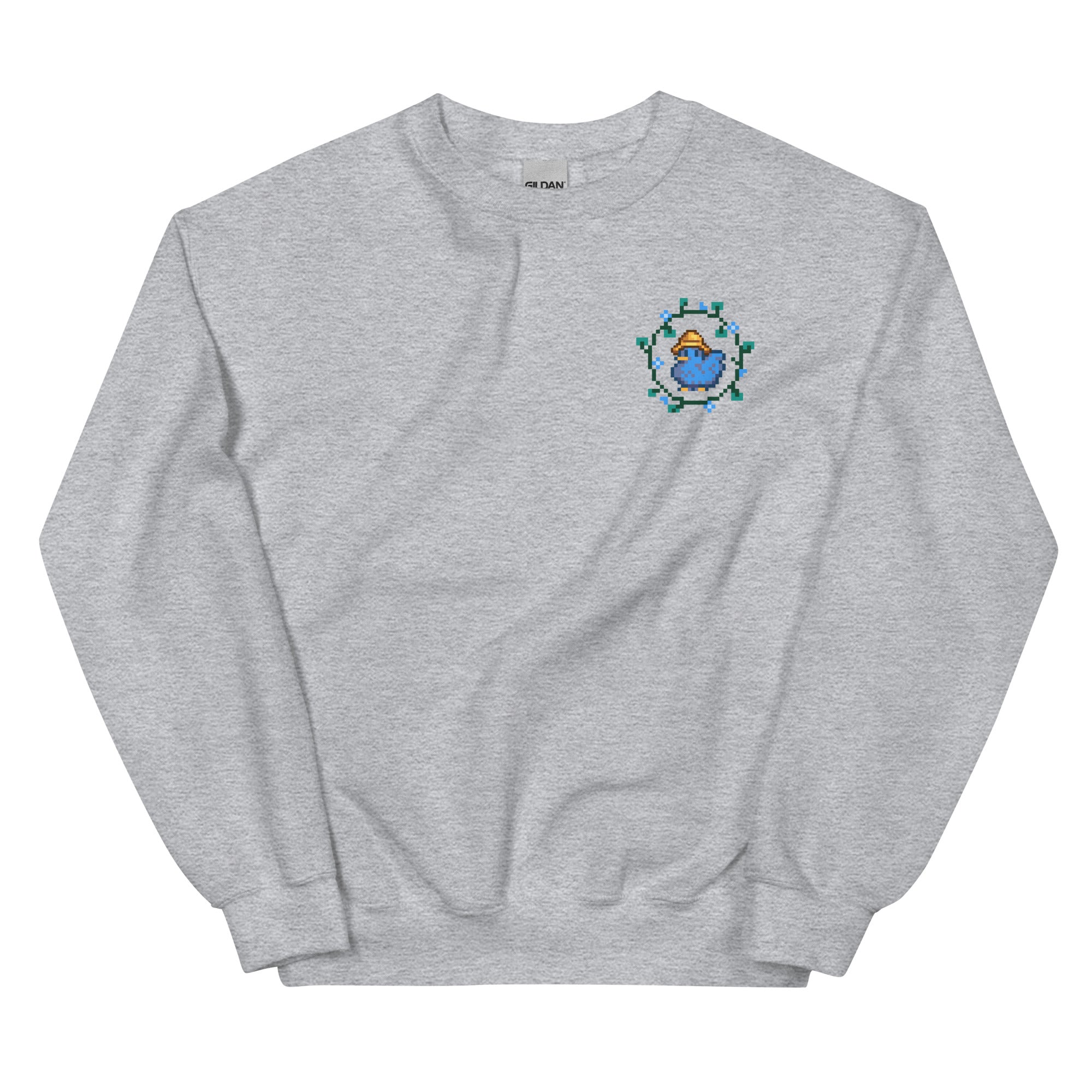 Blue Chicken | Unisex Sweatshirt | Stardew Valley Threads and Thistles Inventory Sport Grey S