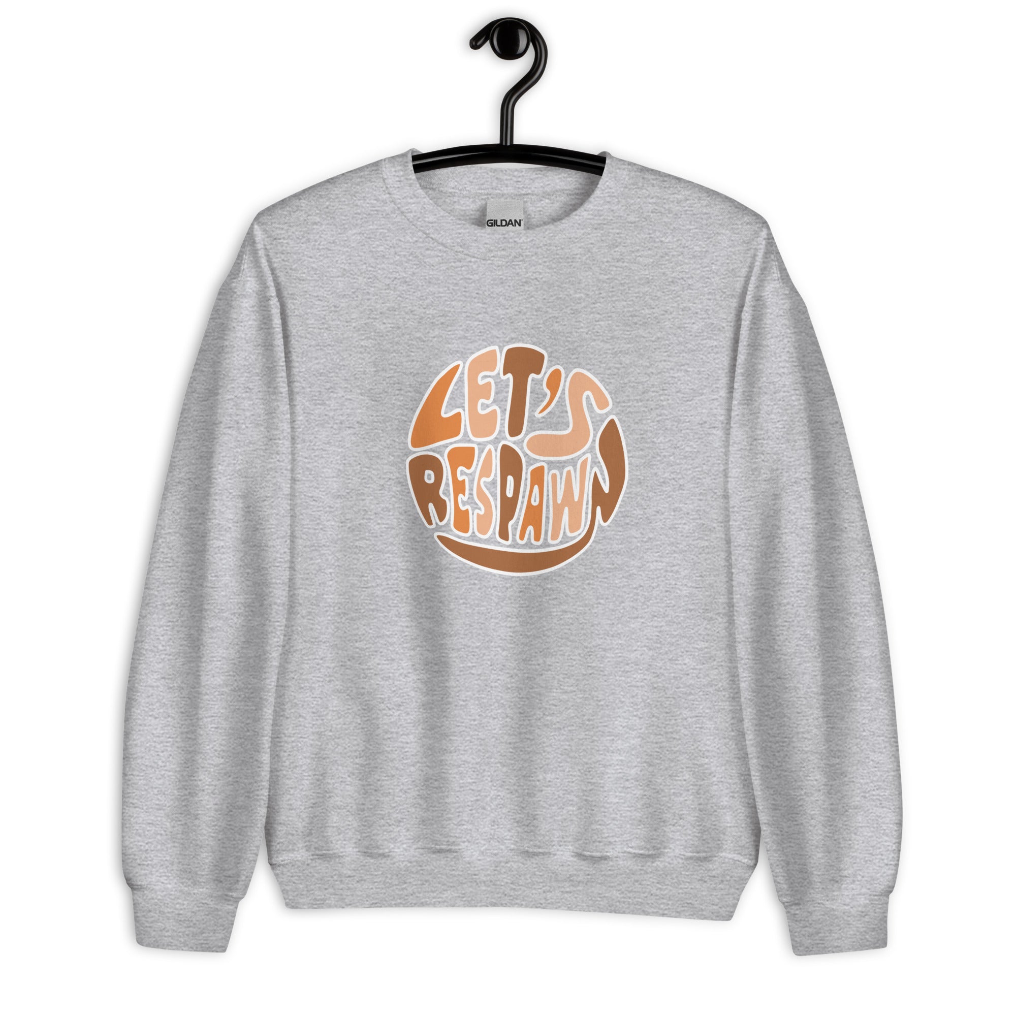 Let's Respawn | Unisex Sweatshirt Threads and Thistles Inventory