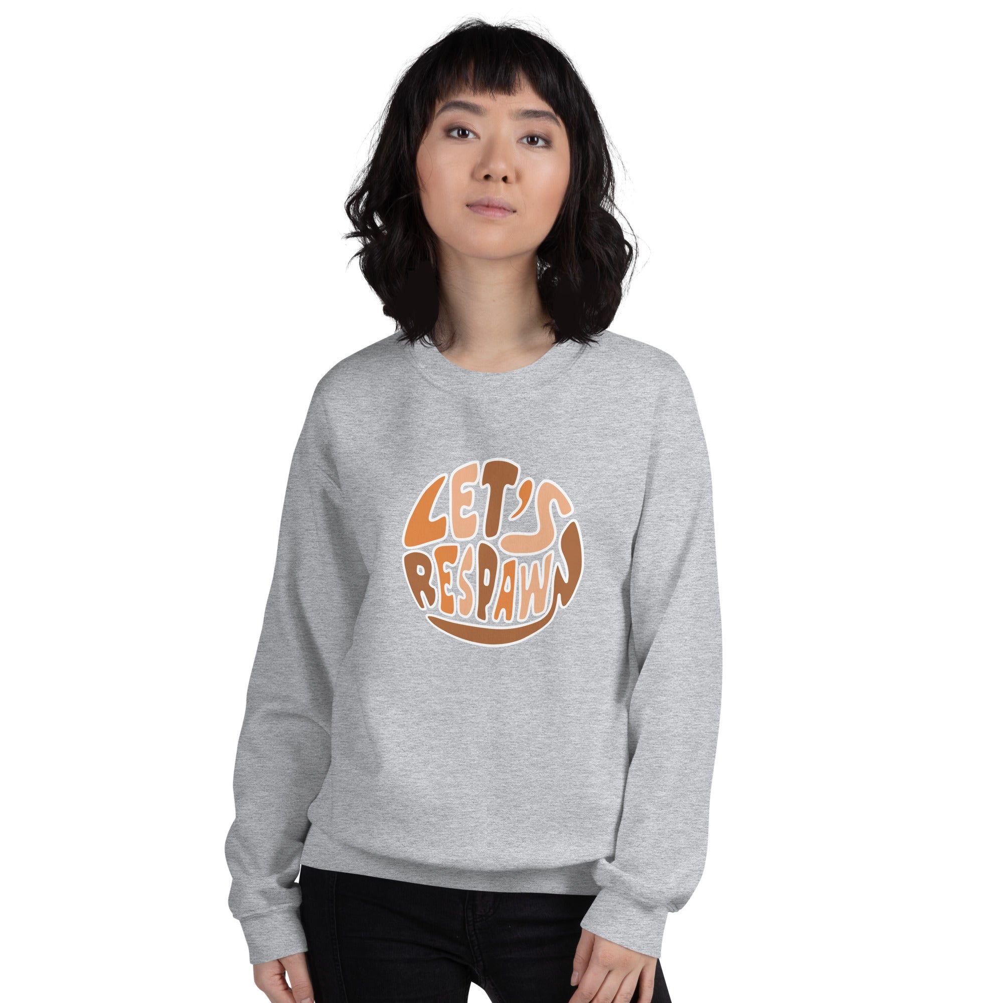Let's Respawn | Unisex Sweatshirt Threads and Thistles Inventory