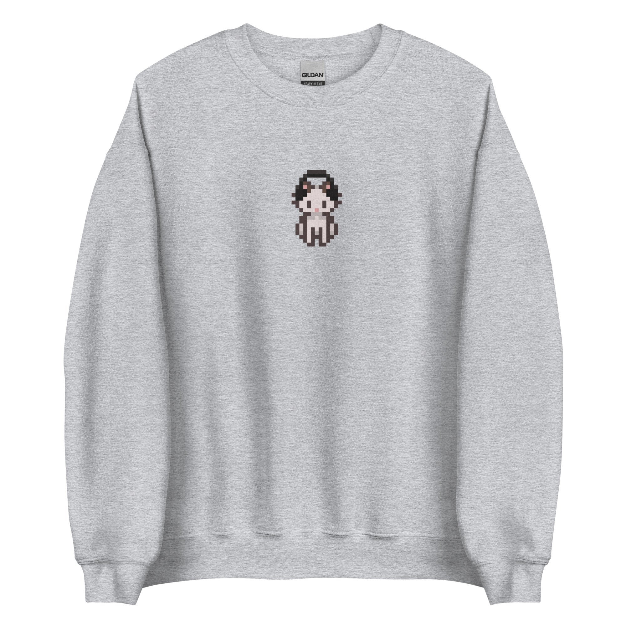 Gamer Kitty | Unisex Sweatshirt | Cozy Gamer Threads & Thistles Inventory Sport Grey S