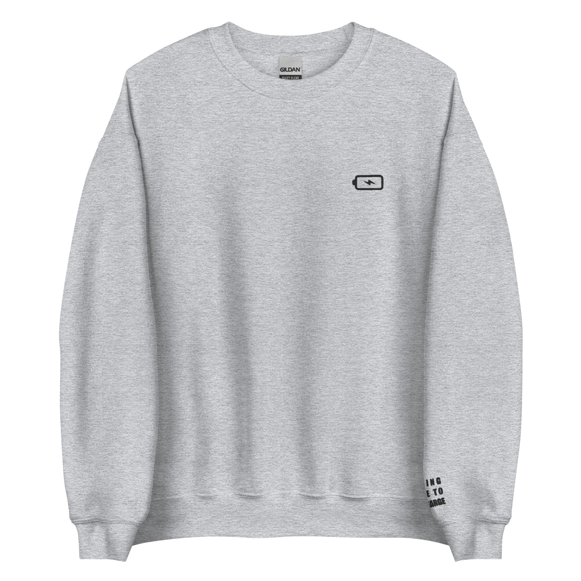 Taking Time to Recharge | Unisex Sweatshirt | Gamer Affirmations Threads & Thistles Inventory Sport Grey S