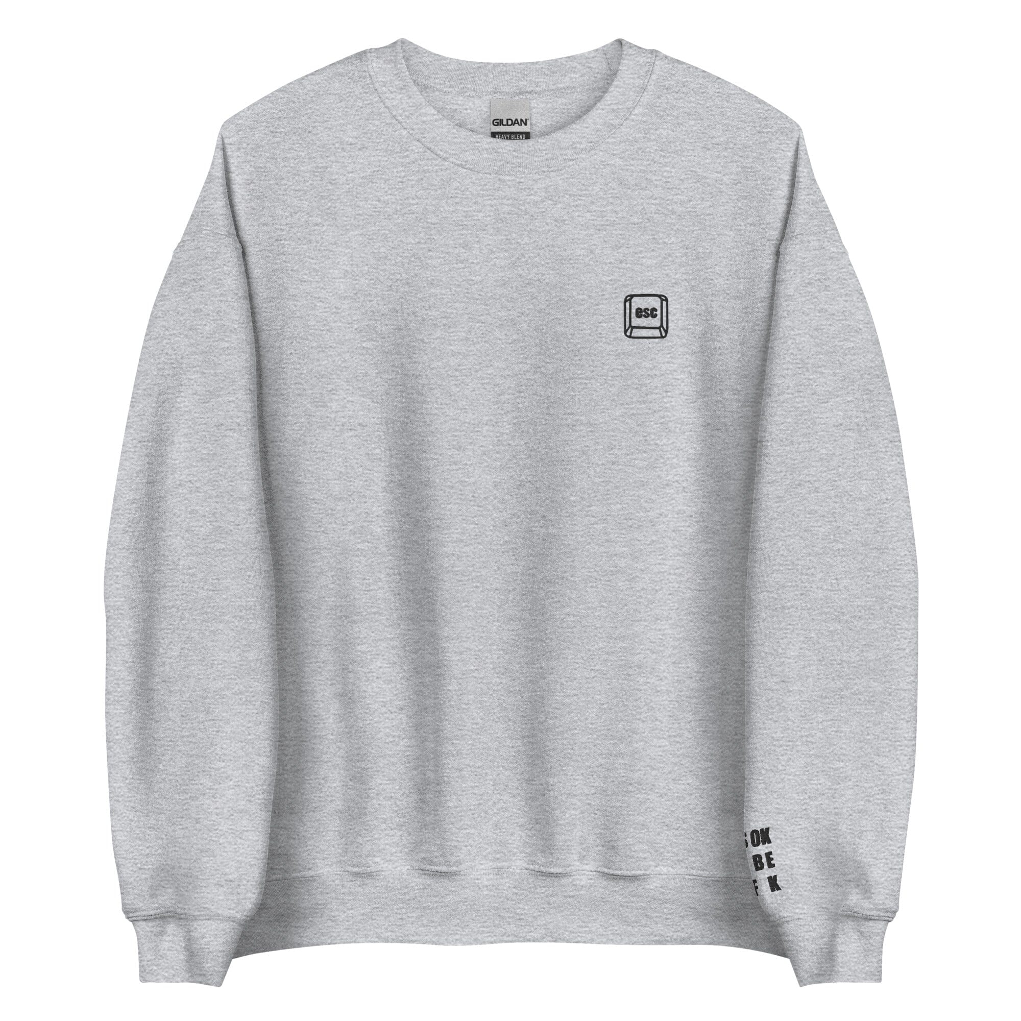 It's Ok to be AFK | Unisex Sweatshirt | Gamer Affirmations Threads & Thistles Inventory Sport Grey S