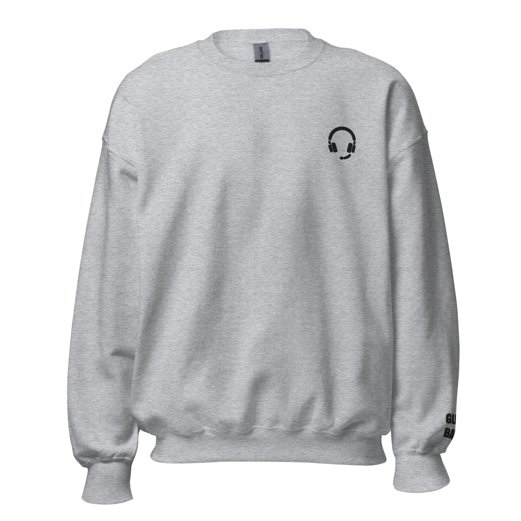 GLHF, Babe | Embroidered Unisex Sweatshirt | Gamer Affirmations Threads & Thistles Inventory Sport Grey S