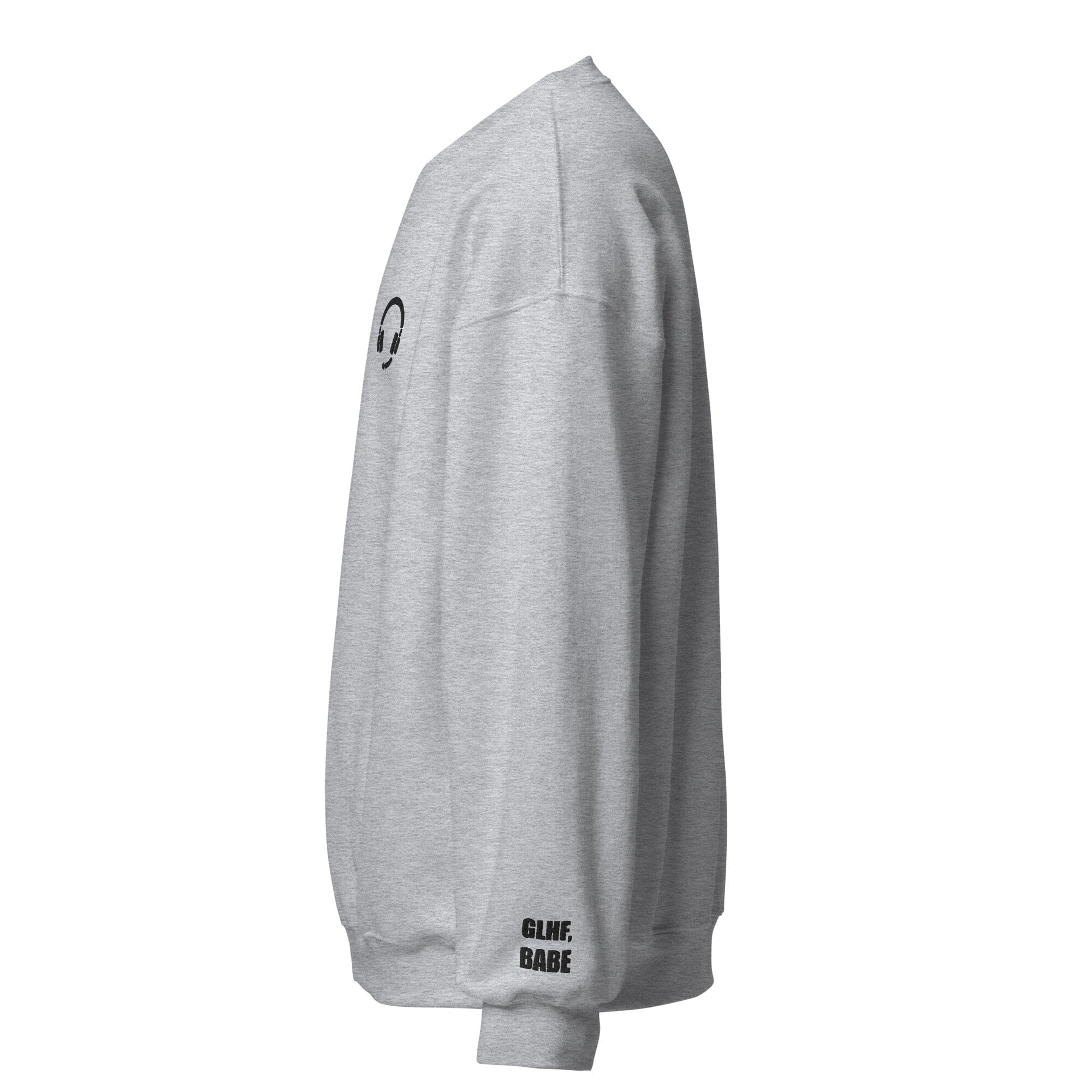GLHF, Babe | Embroidered Unisex Sweatshirt | Gamer Affirmations Threads & Thistles Inventory