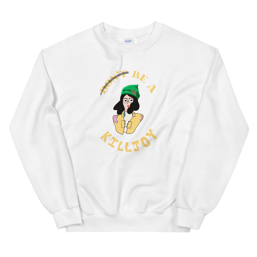 Killjoy | Unisex Sweatshirt | Valorant Threads and Thistles Inventory White S