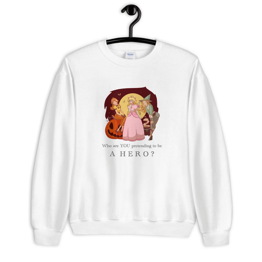 Pretending to be a Hero | Unisex Sweatshirt Threads and Thistles Inventory