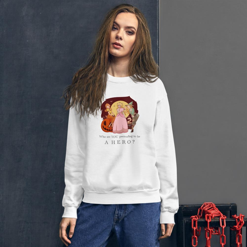 Pretending to be a Hero | Unisex Sweatshirt Threads and Thistles Inventory