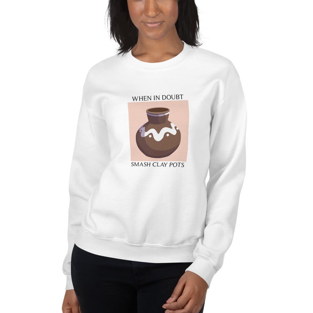 Smash Clay Pots | Unisex Sweatshirt | The Legend of Zelda Threads and Thistles Inventory