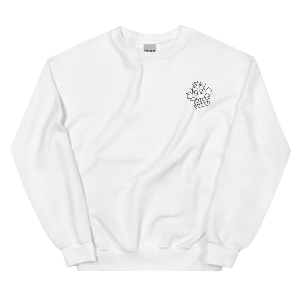 Jinx Monkey | Unisex Sweatshirt | League of Legends Threads and Thistles Inventory White S