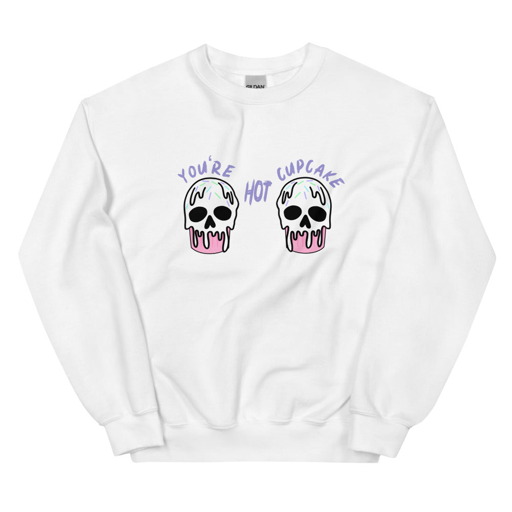 You're Hot Cupcake | Unisex Sweatshirt | League of Legends Threads and Thistles Inventory White S